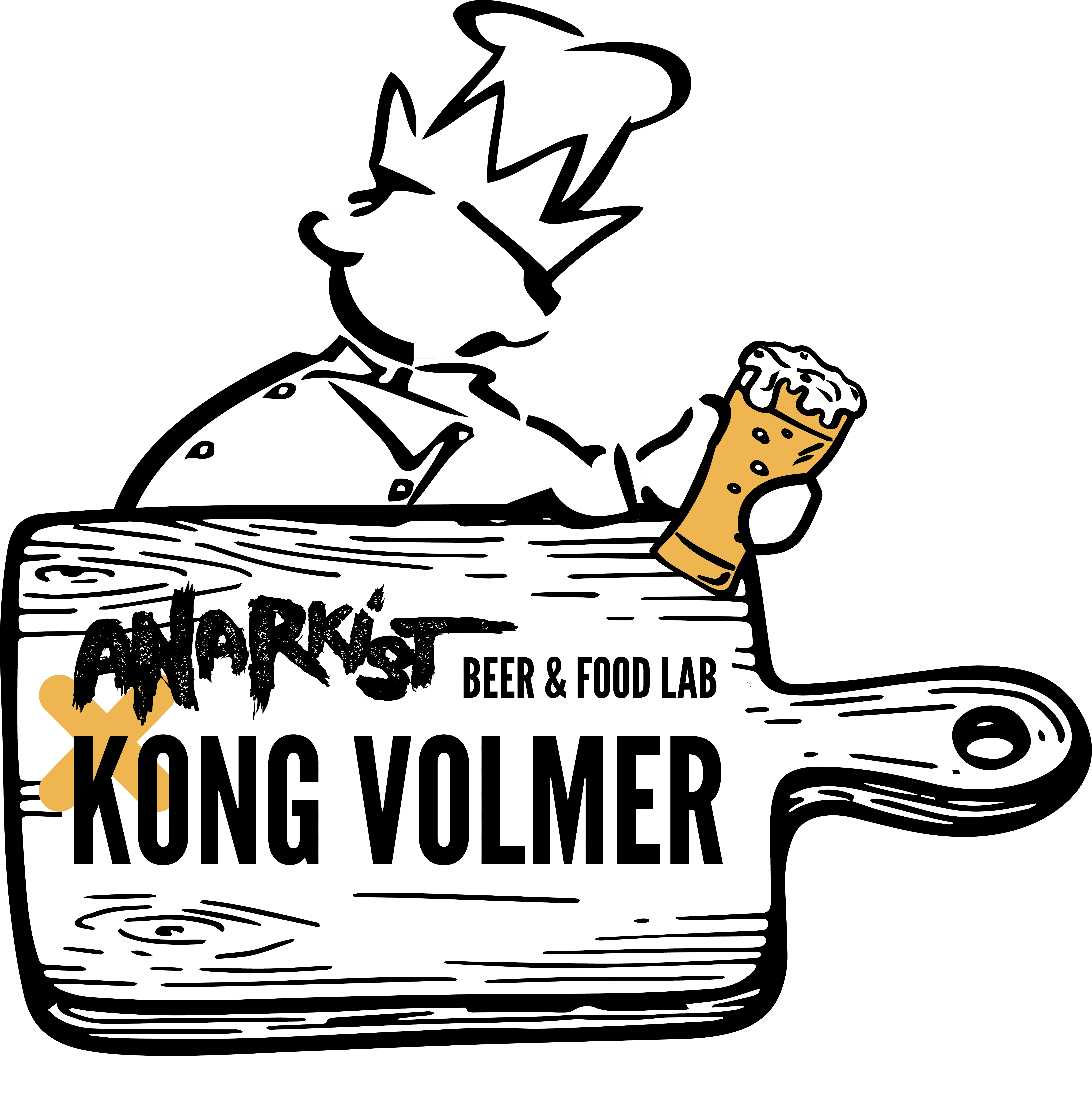 Anarkist x Kong Volmer logo